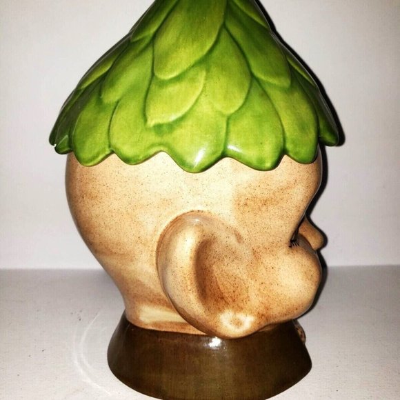 Rare Vintage Elf Pixie Head Cookie Jars Collectibles - Picture 2 of 7